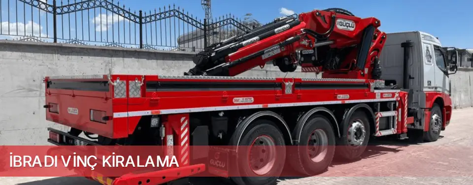 İbradı İlçemi Vinç Kiralama